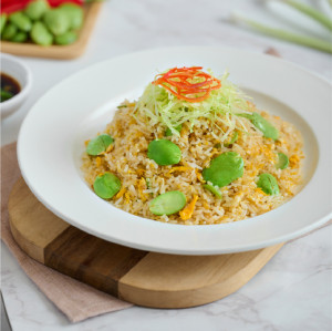 petai fried rice (vegetarian)