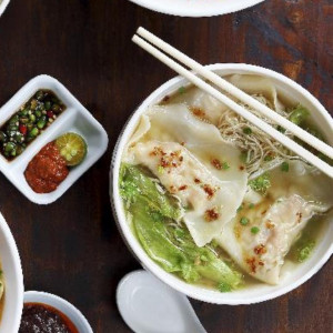 dumpling soup noodles