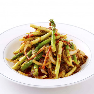 asparagus with sambal belacan